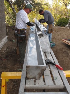 Stainless gutter