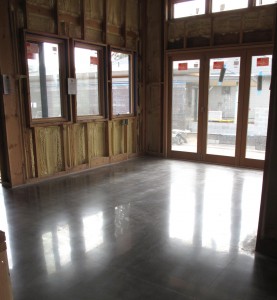 polished floor