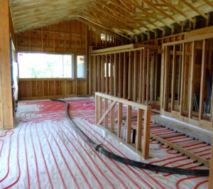 Radiant heat ready for concrete