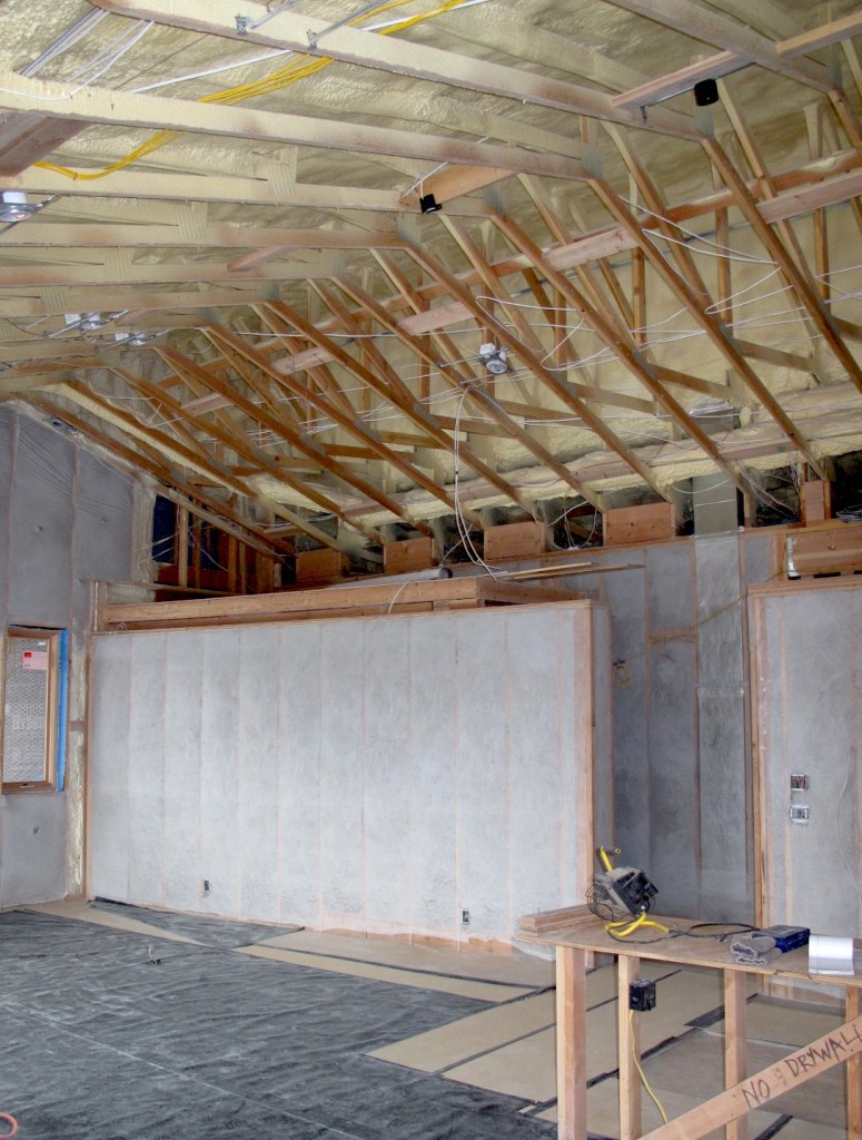 insulation in main room