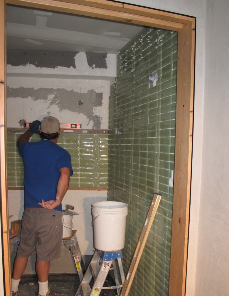 Tile in guest bathroom