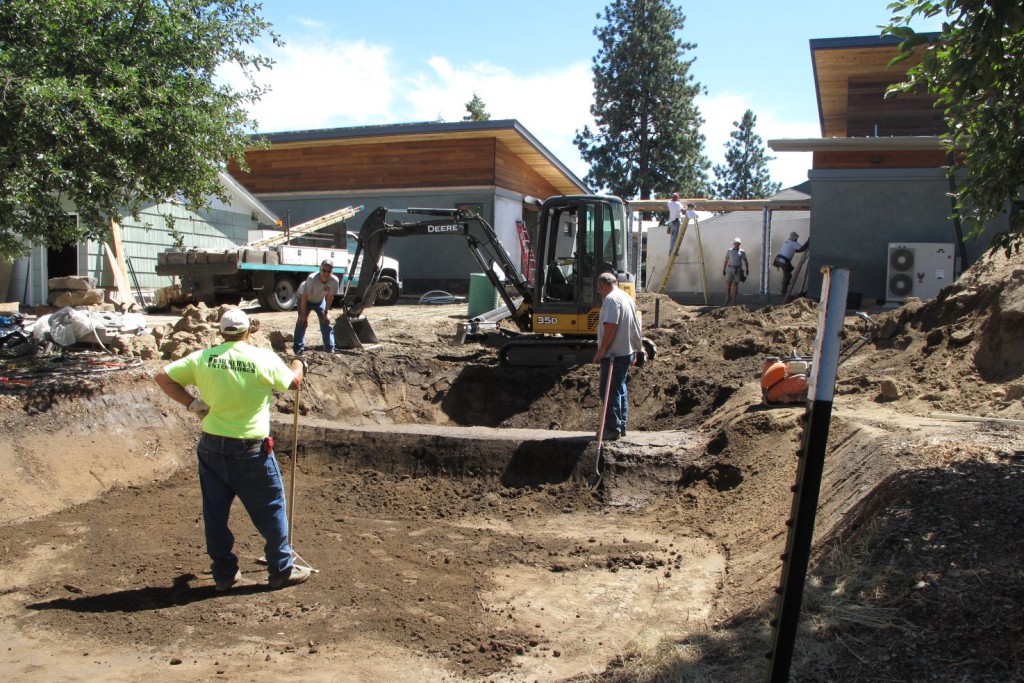 construction underway