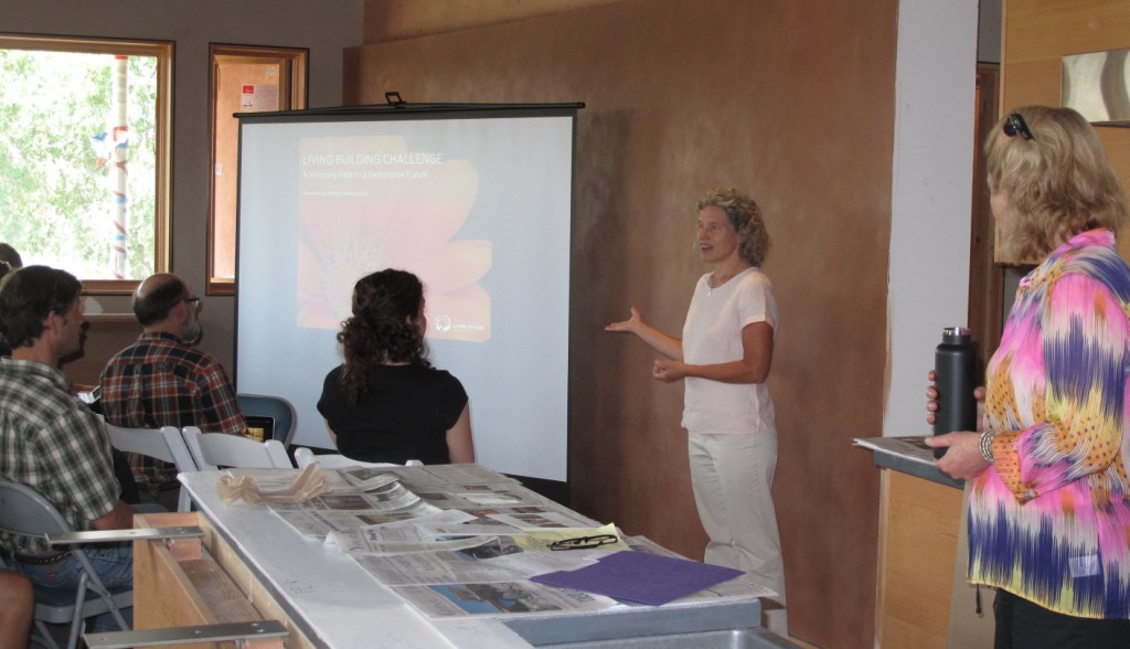 ML Vidas, Sustainable Architect presents the Living Building Challenge to designers, builders, writers, and people interested in green building.