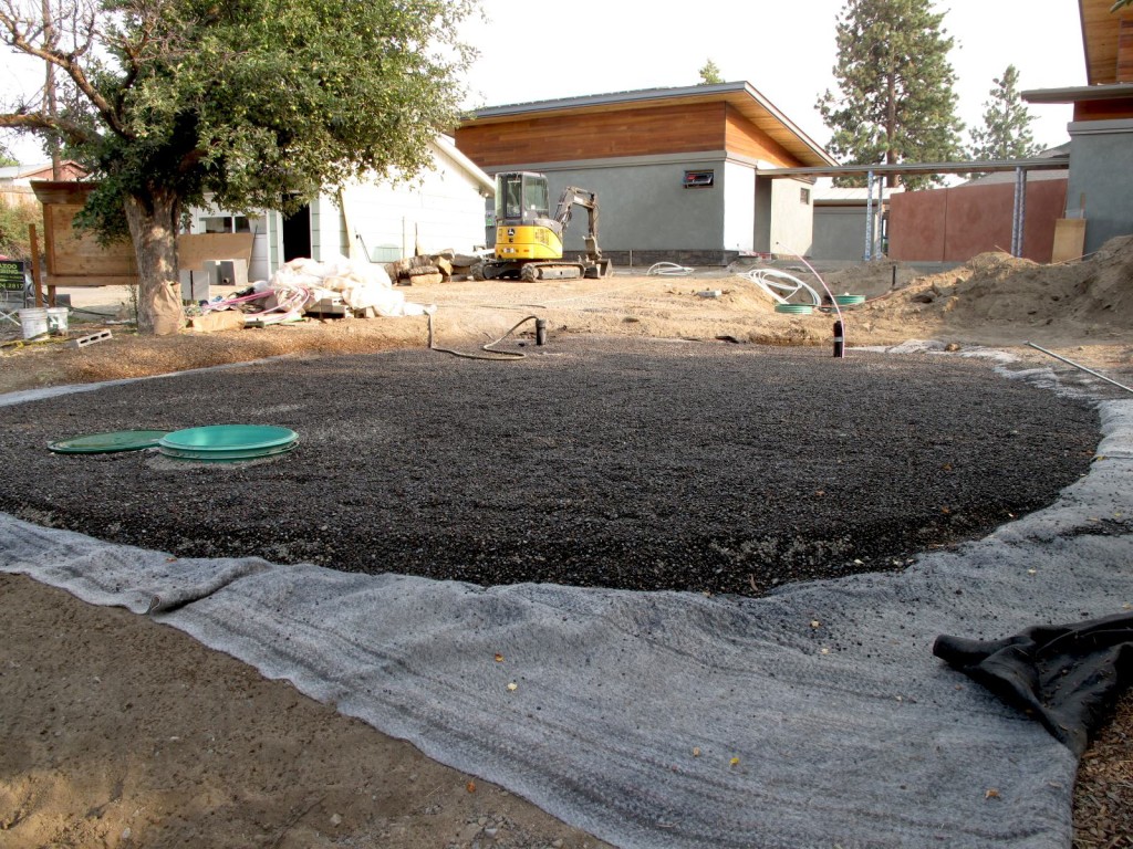 Scale jumping - sharing infrastructure, such as a constructed wetland, for multiple dwellings makes economical sense.